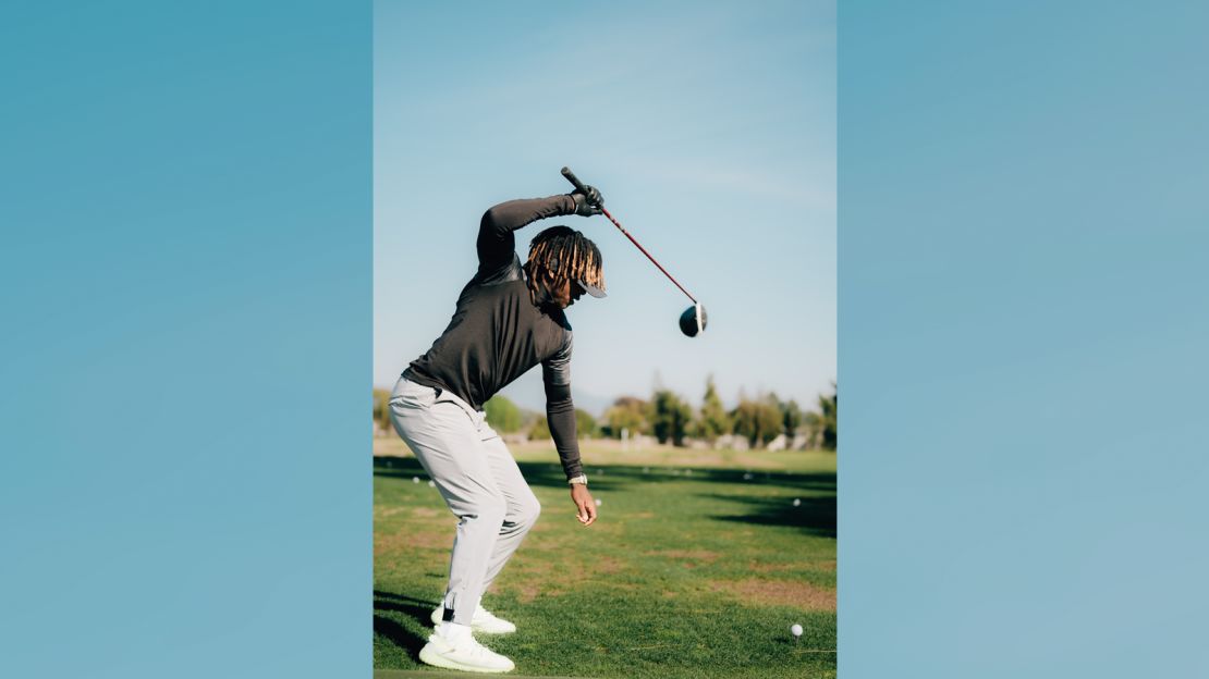 CNN introduces you to ‘Snappy Gilmore,’ the popular TikTok star who is revolutionizing the traditional golf swing.