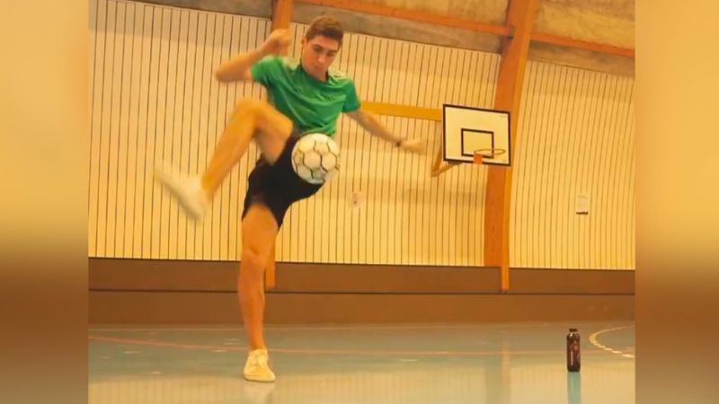 Erlend Fagerli, a renowned freestyle football icon, aims to further enhance his impressive career | CNN