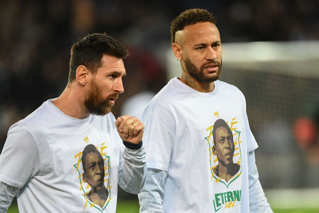 Lionel Messi returns to the field for Paris Saint-Germain after winning the World Cup, scoring a goal | CNN