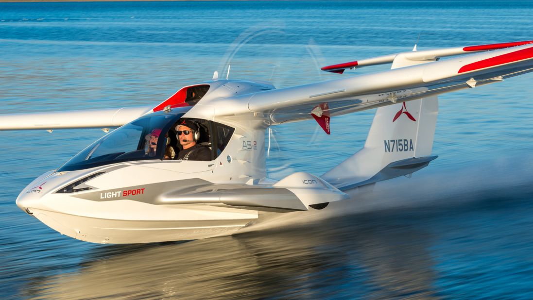 The Icon A5 (pictured) is part of a fresh generation of design-led light aircraft shaking up an industry with new concepts. 