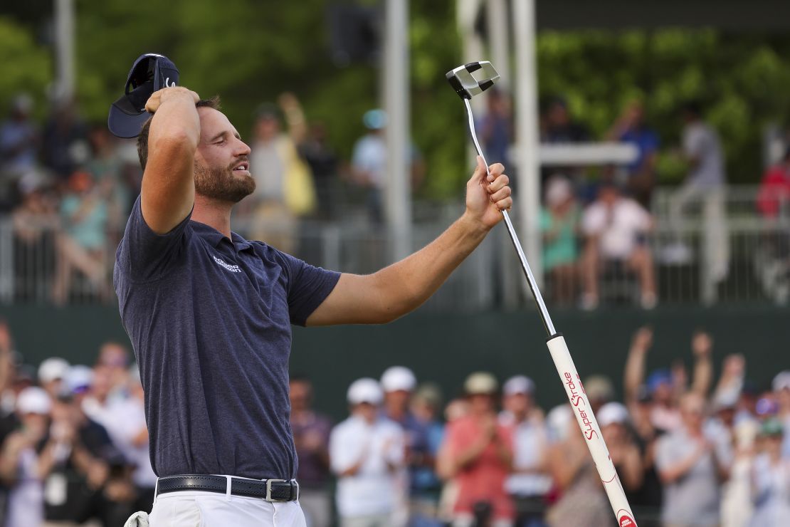 Wyndham Clark soars to first PGA Tour victory at Wells Fargo Championship | CNN