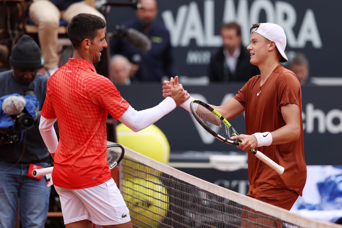 Holger Rune has two consecutive wins over Novak Djokovic.