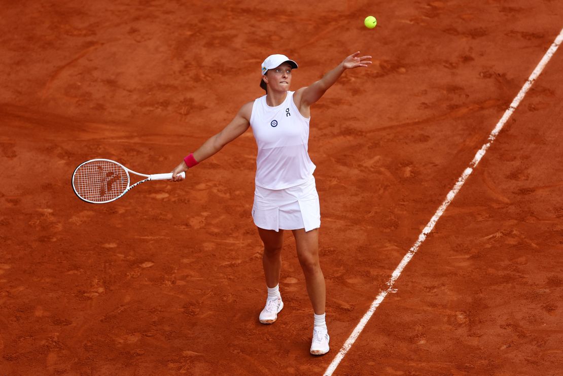 Świątek has won every grand slam final in which she has appeared.