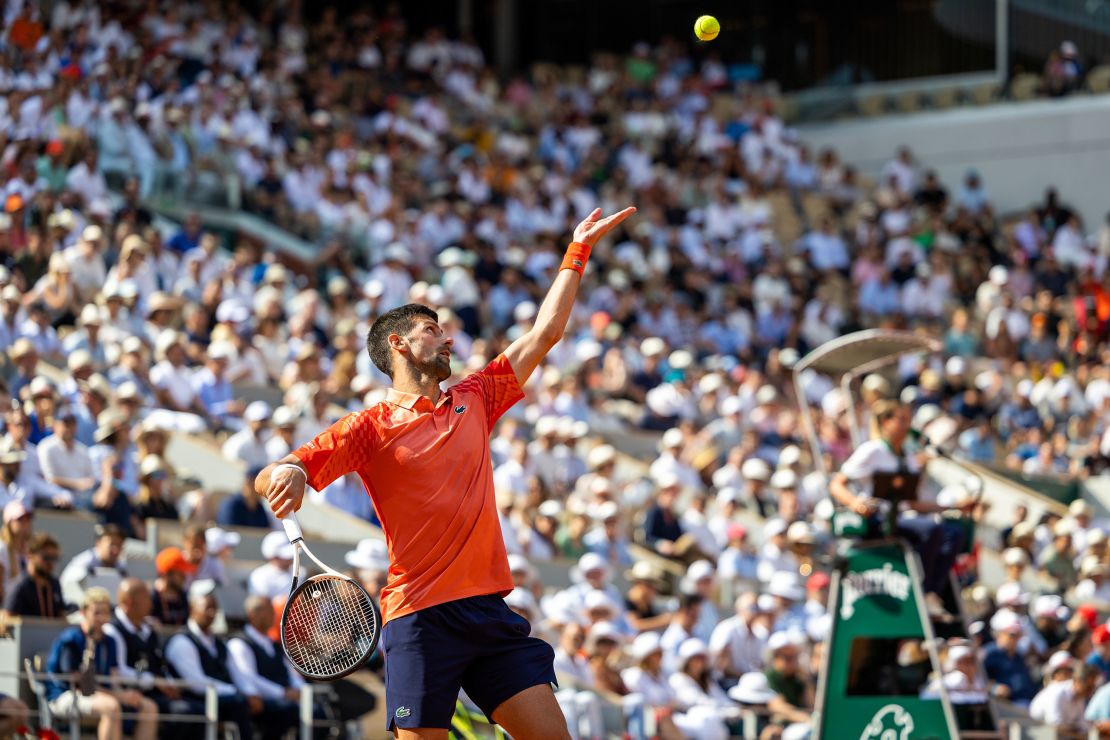 Novak Djokovic is about to make history with his 23rd grand slam title as he prepares to compete against Casper Ruud in the French Open men’s final, according to CNN.