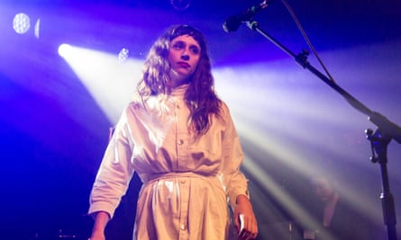 Waxahatchee performing at the Garage, London.