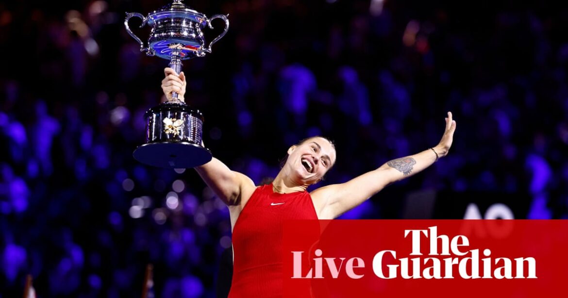 Aryna Sabalenka dominates Zheng Qinwen in the women’s singles final of the 2024 Australian Open, with a full account of the match as it unfolded.