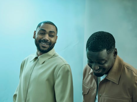 Daniel Kaluuya ( right) and Kane Robinson photographed in London, December 2023 for the Observer New Review by Phil Fisk.