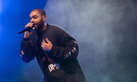 Kano performing at Shepherd’s Bush Empire, London, 2021.