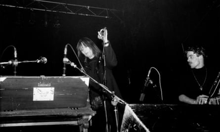 Nico in 1987 performing in Berlin, where she grew up and is buried.