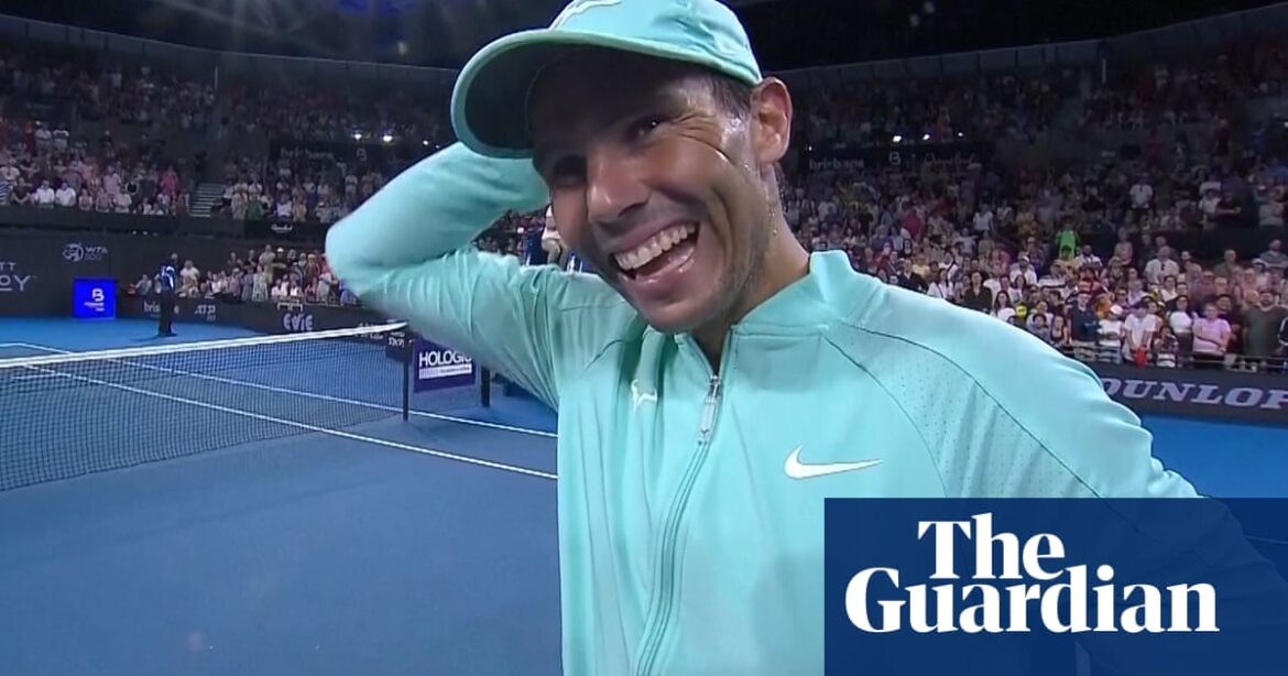 “I am aware of my slowness”: Rafael Nadal playfully mentions time violation in Brisbane – video.