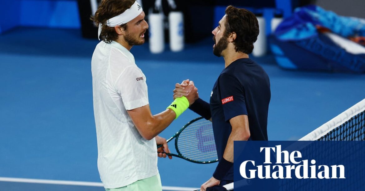 Jordan Thompson put up a strong fight but ultimately lost a close match to Stefanos Tsitsipas at the Australian Open.