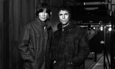 John Squire and Liam Gallagher