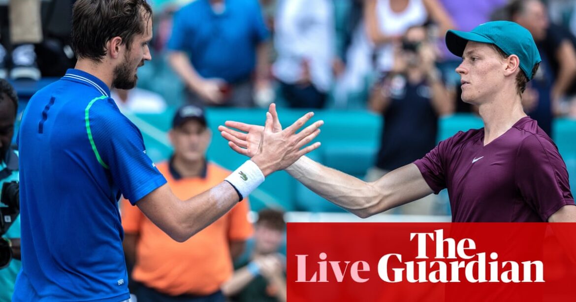 Live coverage of the Australian Open men’s singles final between Jannik Sinner and Daniil Medvedev.