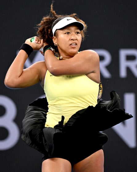 New mother Naomi Osaka makes winning return in Brisbane International