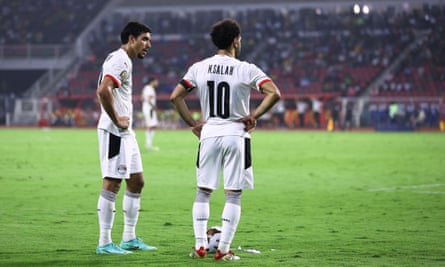 Omar Marmoush of Egypt could potentially assist Mohamed Salah.