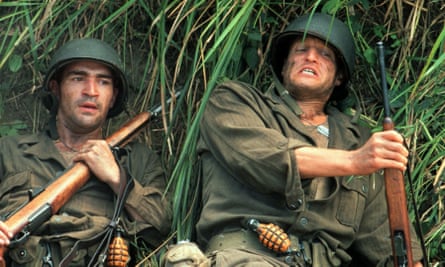 Ben Chaplin and Woody Harrelson in The Thin Red Line.
