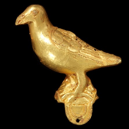 One of the gold objects that will go on display in Ghana.