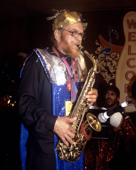 Allen performing with the Sun Ra Arkestra in New Orleans in 2003.