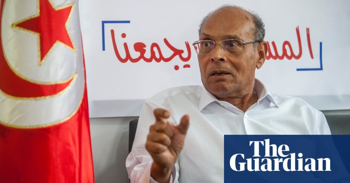 Former Tunisian leader Moncef Marzouki sentenced to eight years in jail.