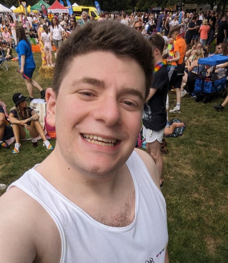 Barry Levitt at Essex Pride in 2023.