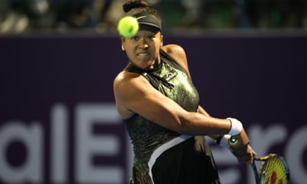 Naomi Osaka has achieved her first quarter-final appearance in almost two years at the Qatar Open.
