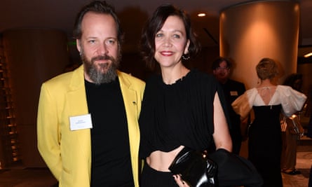 Sarsgaard with his wife, Maggie Gyllenhaal.