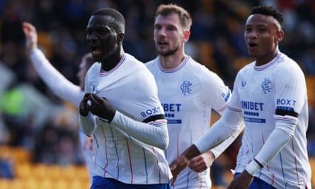 The Rangers take the lead in the Scottish Premiership with Tavernier’s penalty goals defeating St Johnstone.
