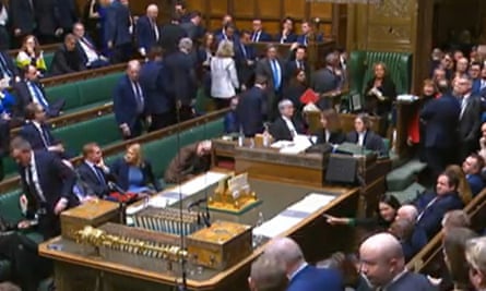 The speaker of the Commons apologizes for the chaos that ensued during the Gaza ceasefire debate.