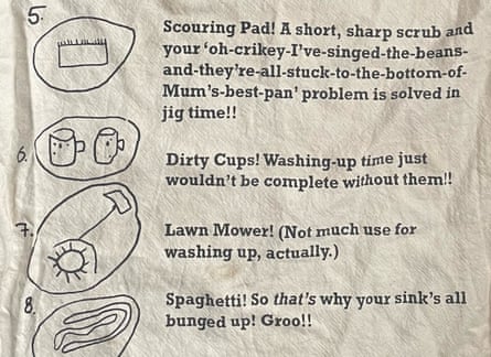 Groo! … a detail from the Black Type tea towel.