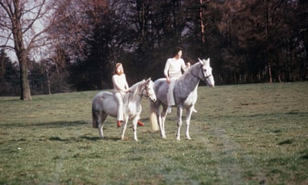 Paul (and Linda) McCartney’s lovely horses, 1973.