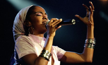 Lauryn Hill performing in 2023.