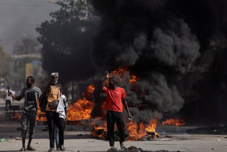 Senegalese protesters in Dakar