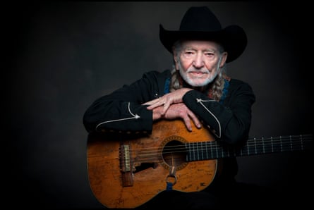 Willie Nelson with “Trigger”.