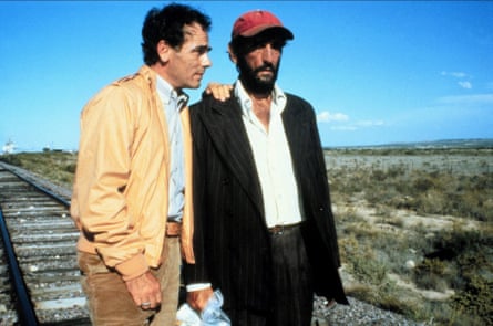 Dean Stockwell and Harry Dean Stanton in Paris, Texas (1984).