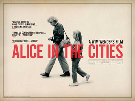 A poster for 1974’s Alice in the Cities, with Rüdiger Vogler and Yella Rottländer