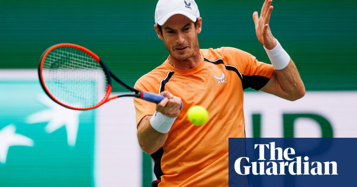 Andy Murray lost to Andrey Rublev and was eliminated from the Indian Wells tournament.