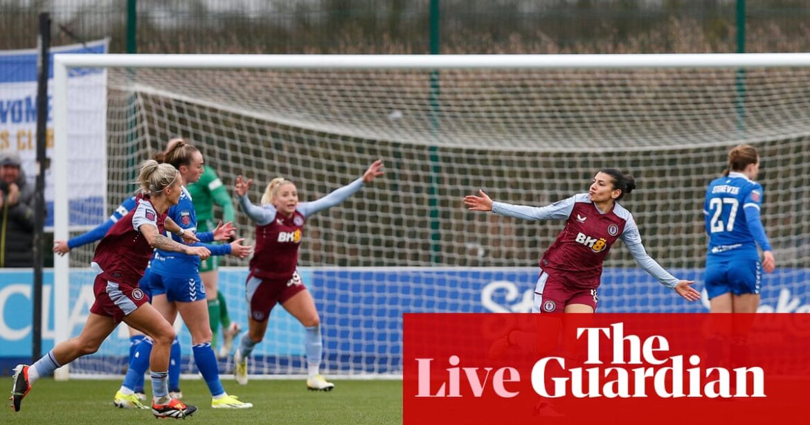 Everton v Aston Villa: Women’s Super League – as it happened