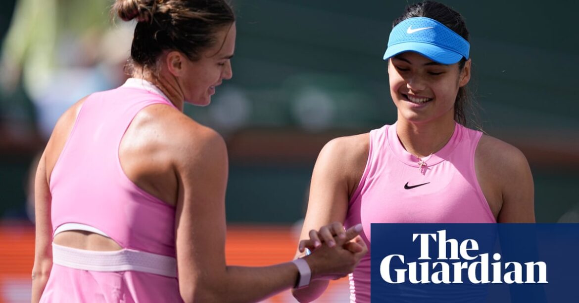 from The Guardian


Emma Raducanu suffers a defeat in straight sets against Aryna Sabalenka in Indian Wells, as reported by The Guardian.