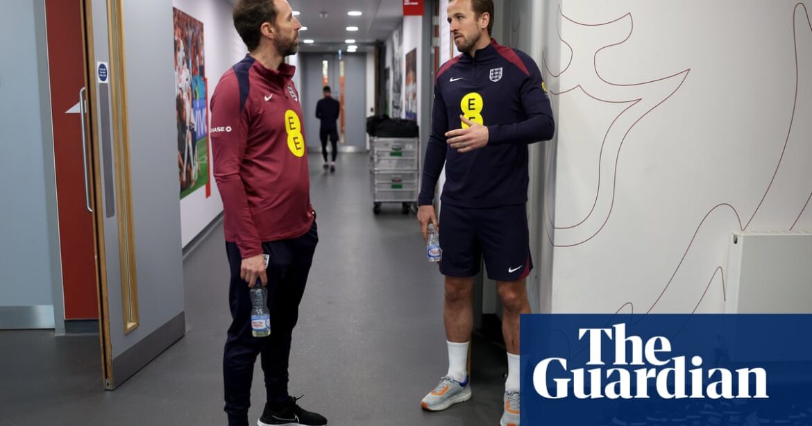 Gareth Southgate expresses frustration over England’s injuries, with Kane’s chances of playing looking slim.