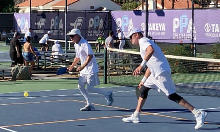 The insatiable desire for competition among elite athletes, including Rick Barry and his passion for pickleball.