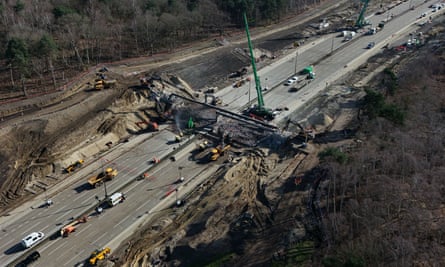 The M25 has opened earlier than anticipated.