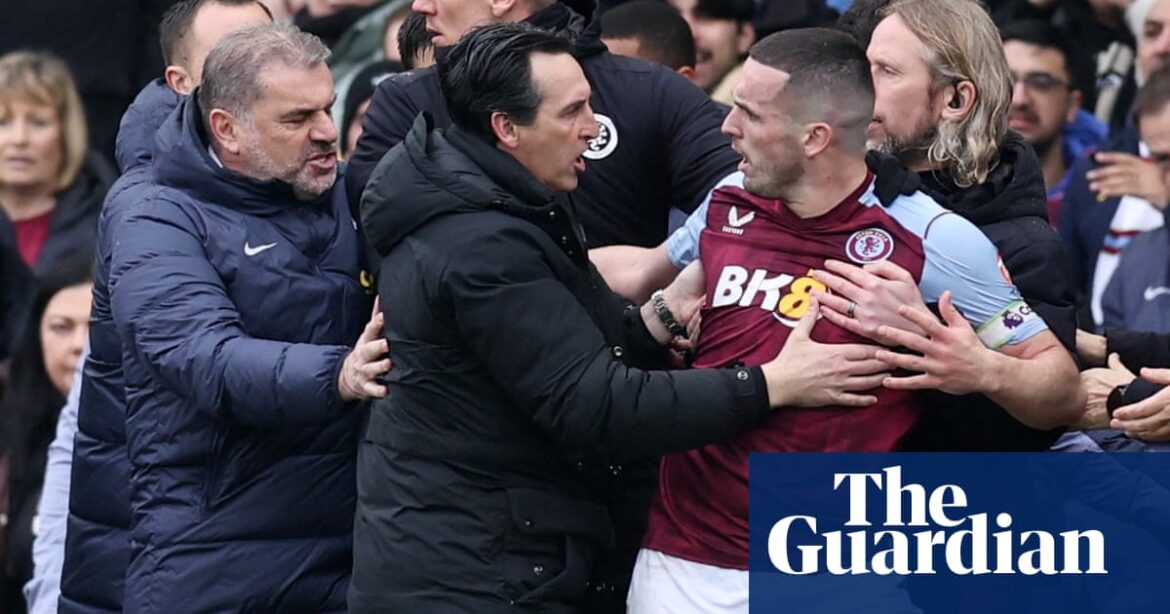 Unai Emery criticises Aston Villa’s loss of control in 4-0 mauling by Spurs