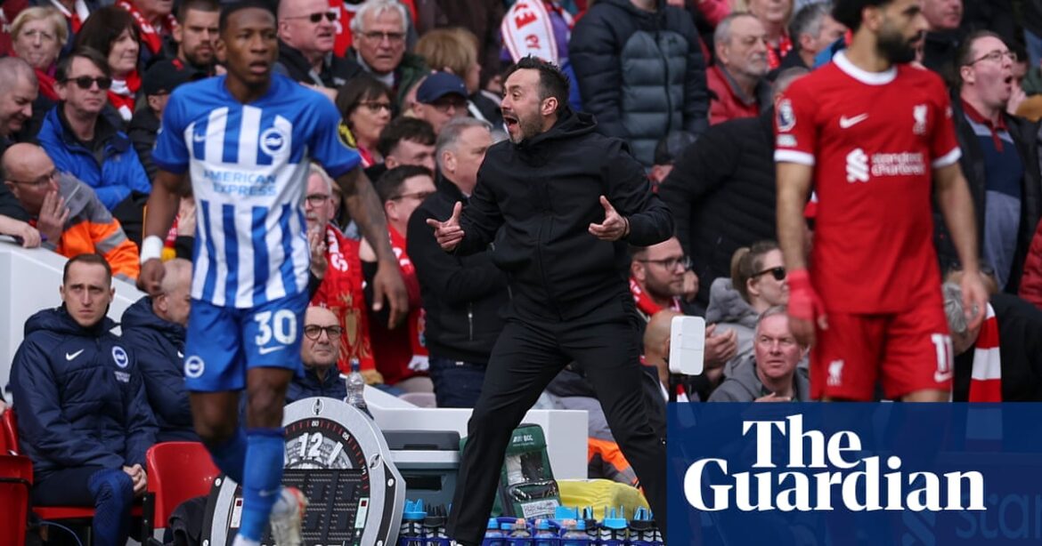 De Zerbi to hold further talks with Brighton after defeat at Liverpool