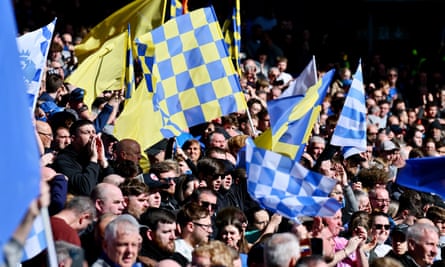 Everton fans before Saturday’s home win against Burnley