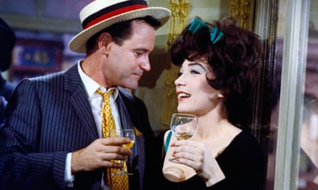 With Jack Lemmon in Irma La Douce.