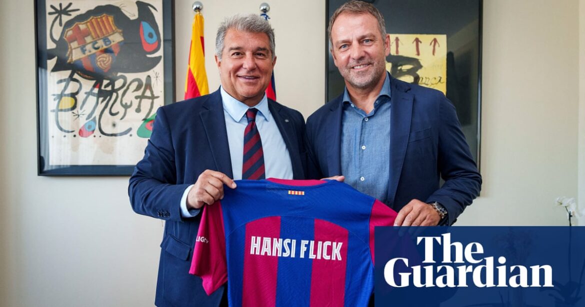 Barcelona appoint Hansi Flick and agree €1m bonus for Champions League win