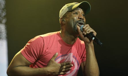 man singing