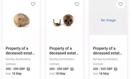 Dorset auction house withdraws Egyptian human skulls from sale