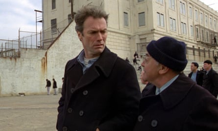 As Frank Morris, left, in Escape from Alcatraz.