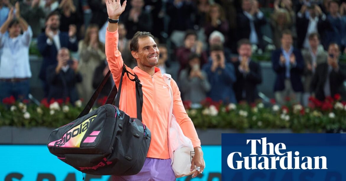 ‘I hope I have generated emotion’: Rafael Nadal bids emotional farewell to Madrid Open – video